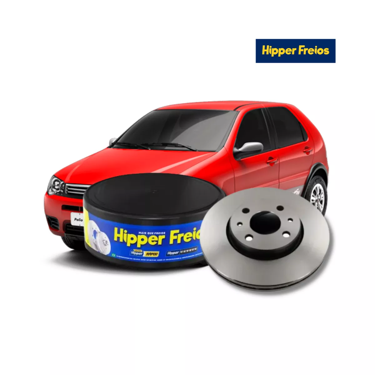 Disco Freio Dianteiro Ventilado HipperFreios - HF3 - Grupo Celinho Autopeças
