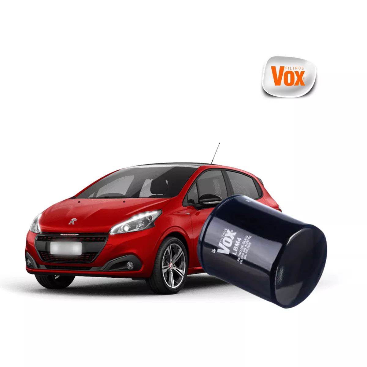 Filtro Óleo VOX Filters LBM 4 Peugeot - Grupo Celinho Autopeças