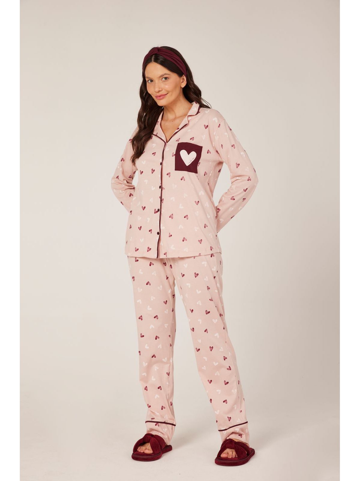 Pijama Americano Longo Lovely - AMAVIE SAPATOS