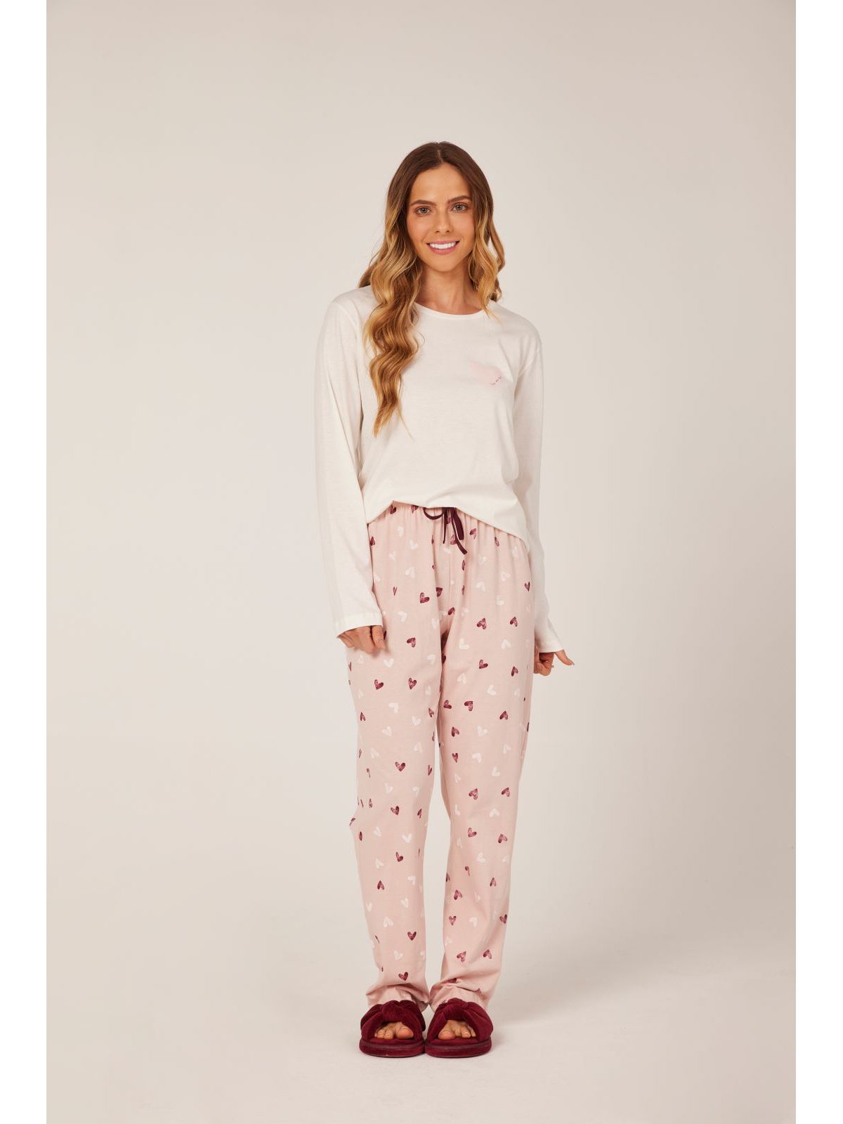 Pijama Longo Lovely - AMAVIE SAPATOS