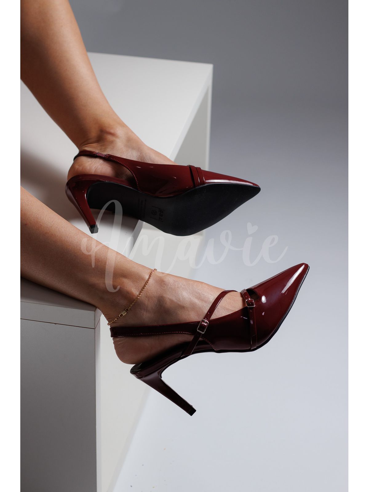 Sapato Scarpin Zaya Cherry - AMAVIE SAPATOS