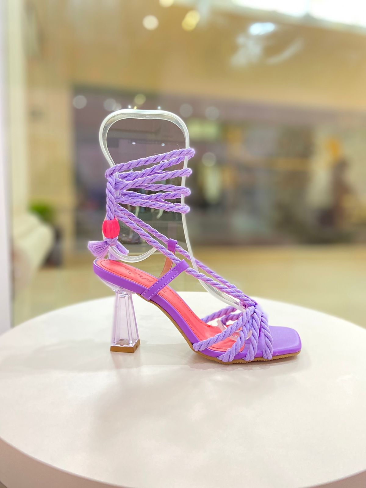 Sandália Lituânia Lilás - AMAVIE SAPATOS