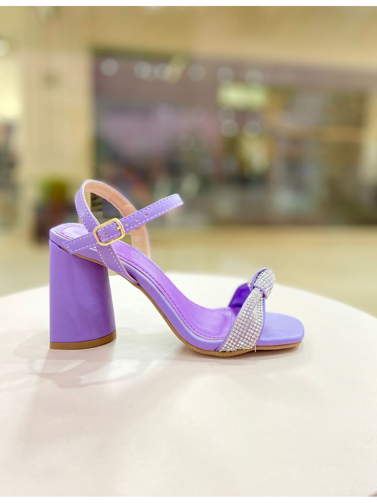 Sandália Eslovênia Lilás - AMAVIE SAPATOS