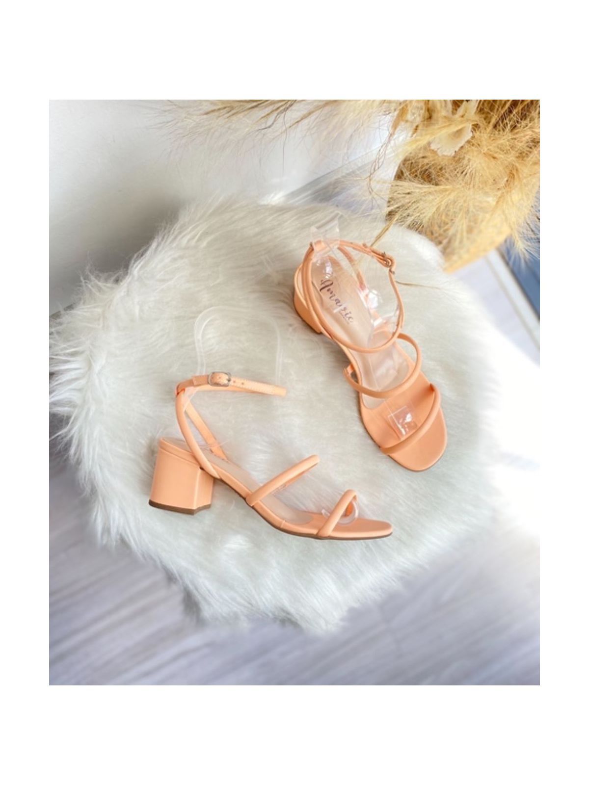 Sandália Belinda Alaranjada - AMAVIE SAPATOS