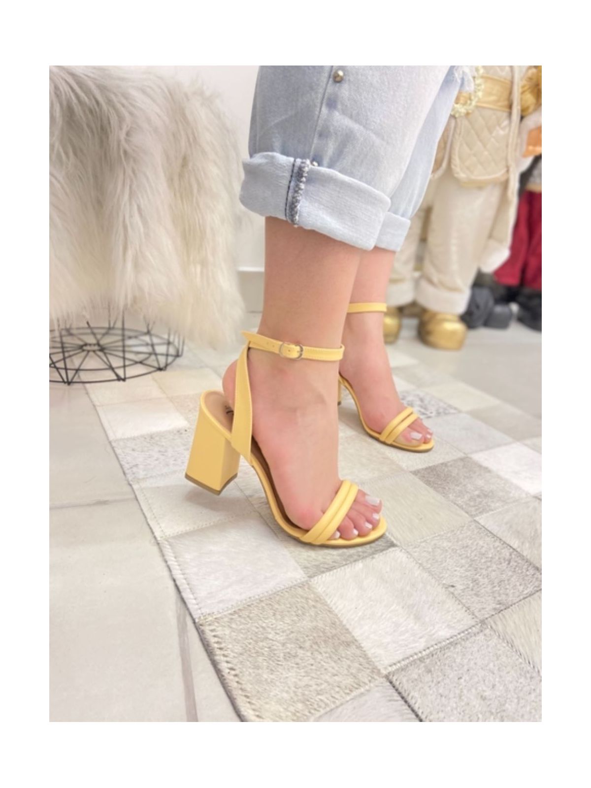 Sandália Serena Peach - PRODUTO RECUPERADO - AMAVIE SAPATOS