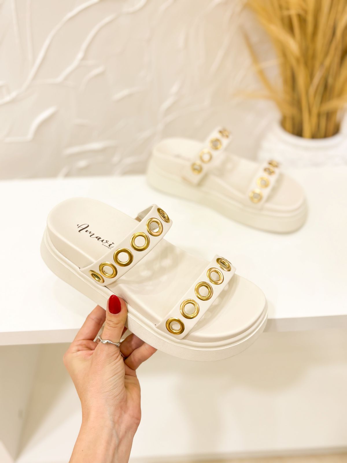 Birken Cozumel Off White - AMAVIE SAPATOS
