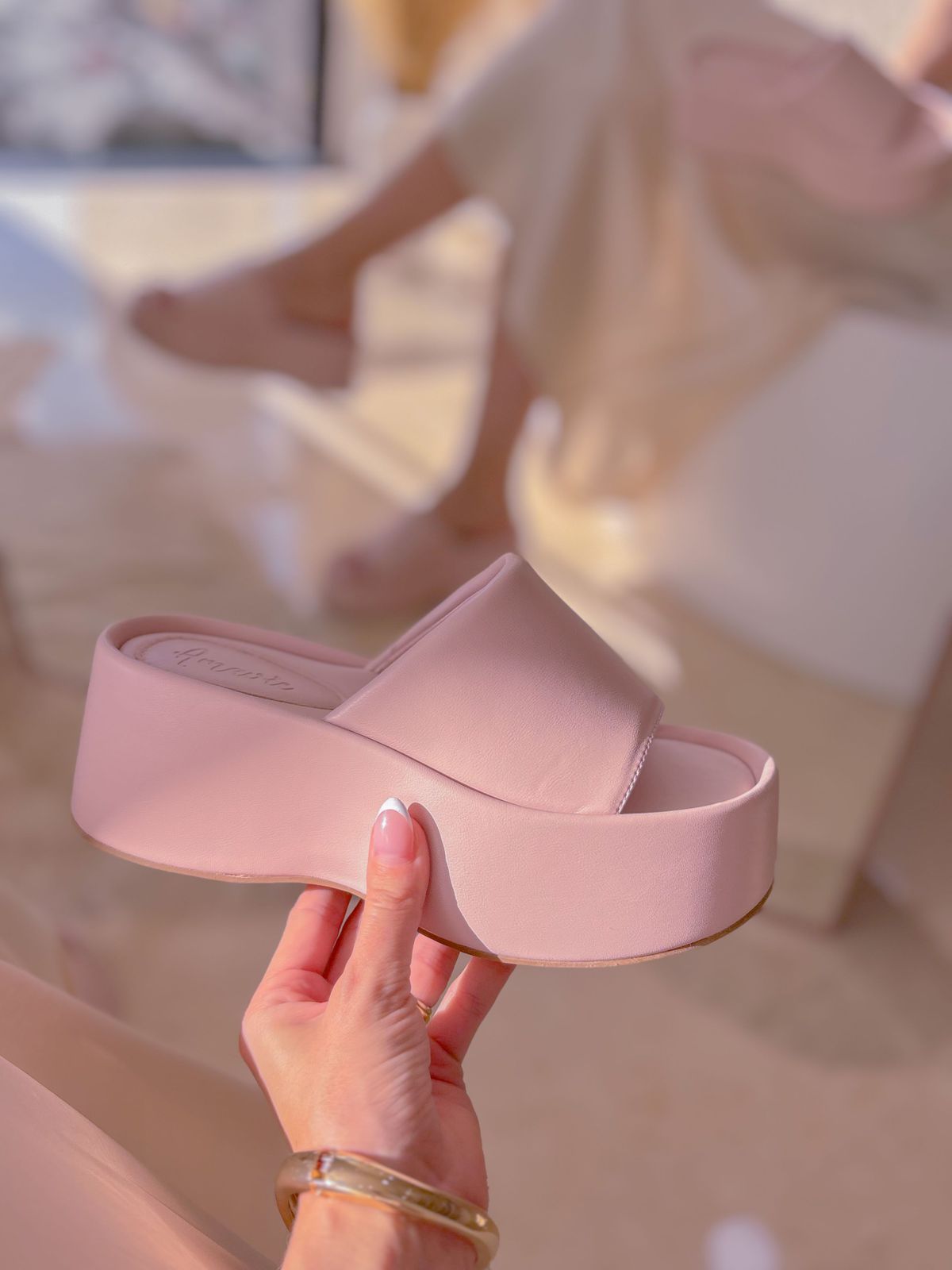 Flat Betânia Rosa Candy - AMAVIE SAPATOS