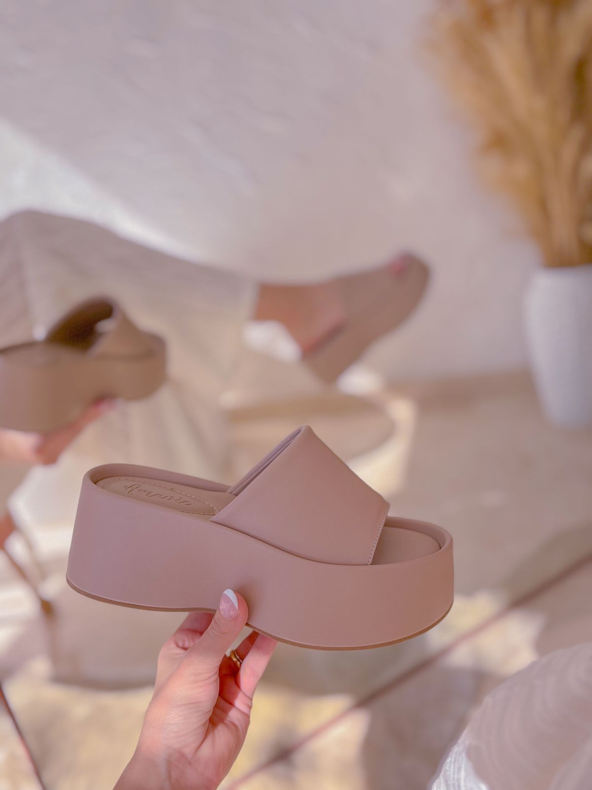 Flat Betânia Nude - AMAVIE SAPATOS