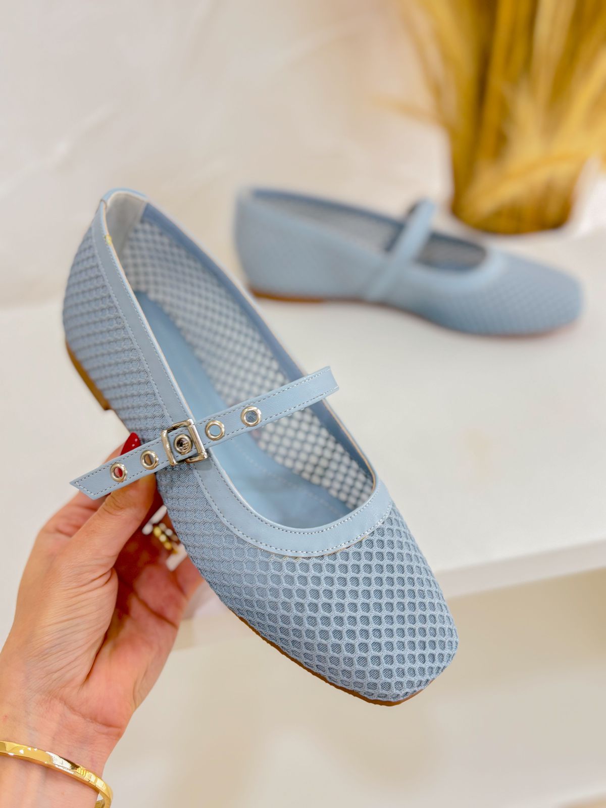Sapatilha Mariah Azul bebê - AMAVIE SAPATOS