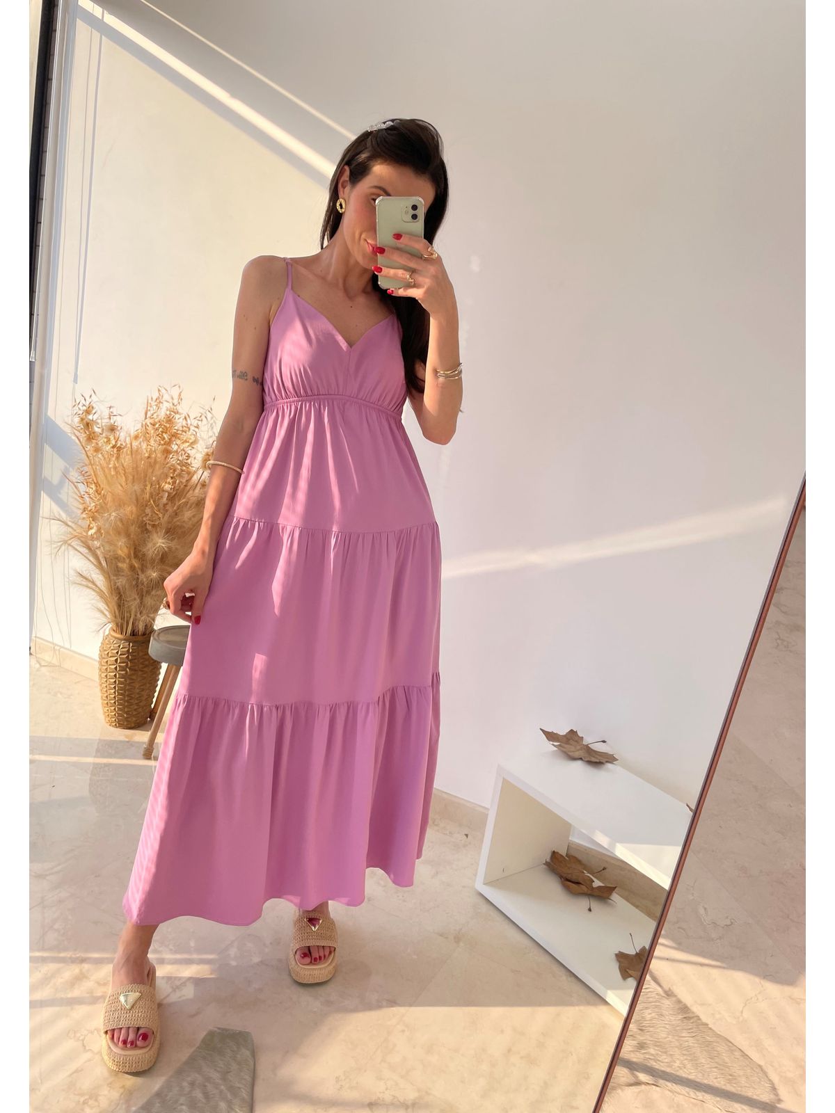 Vestido Serena Rosa Candy - AMAVIE SAPATOS