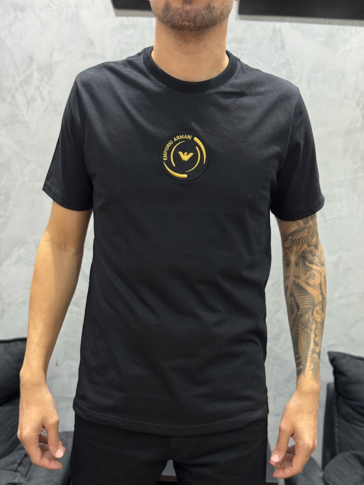 Camiseta Premium Armani - Preto - 01988 - Conceito 62