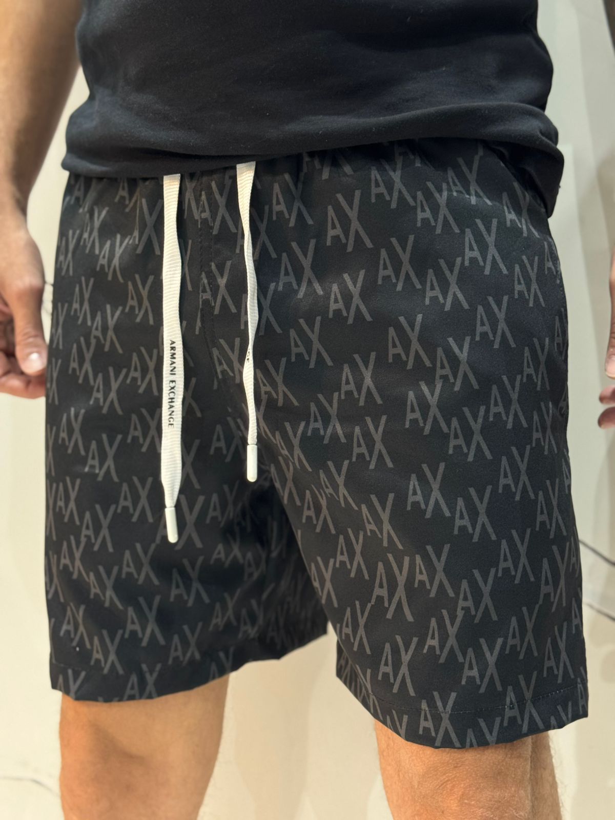 Short Griffe AX - Preto - 02437 - Conceito 62