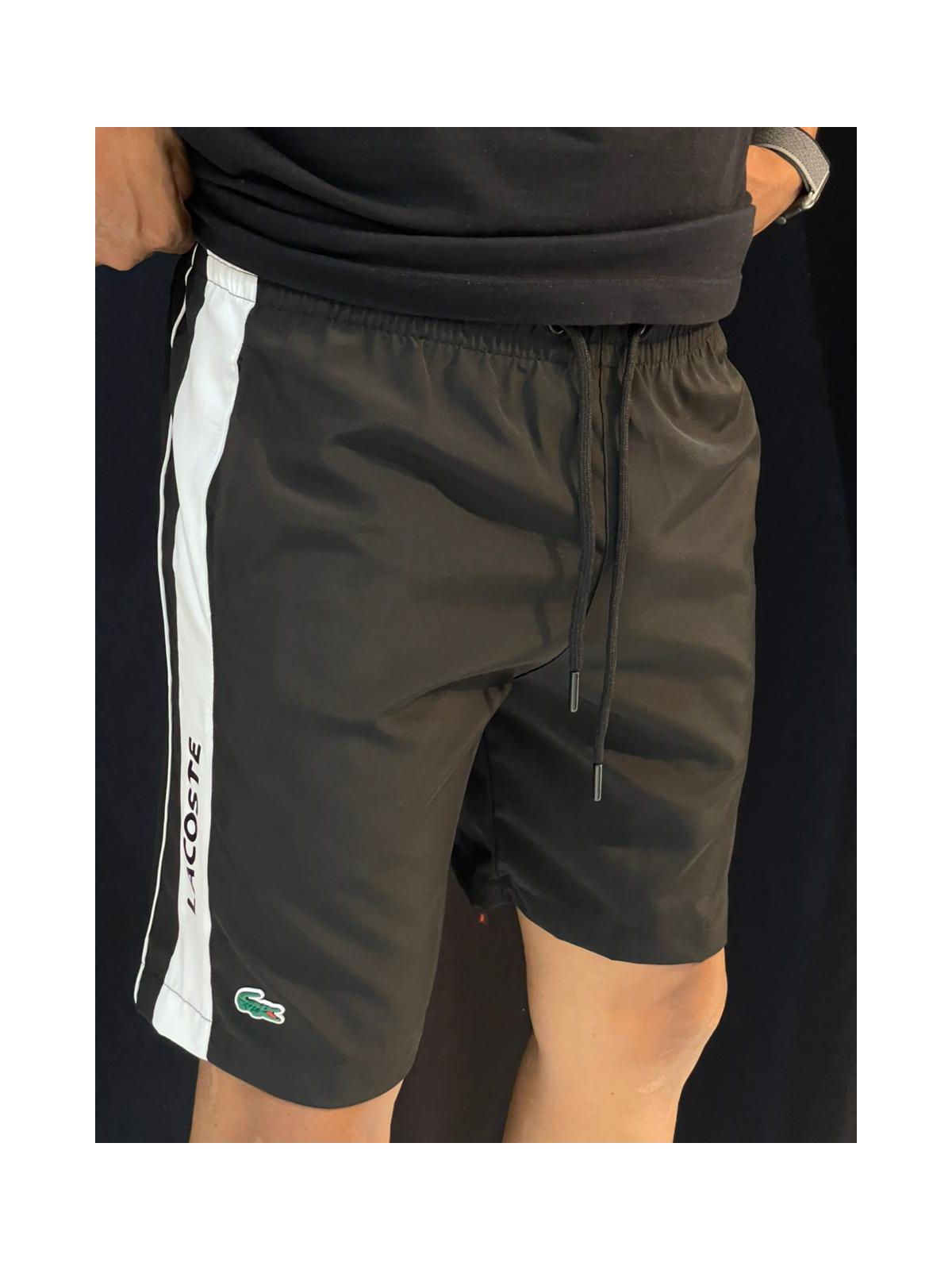 Short Premium Lcst - Preto/Branco - 04476 - Conceito 62