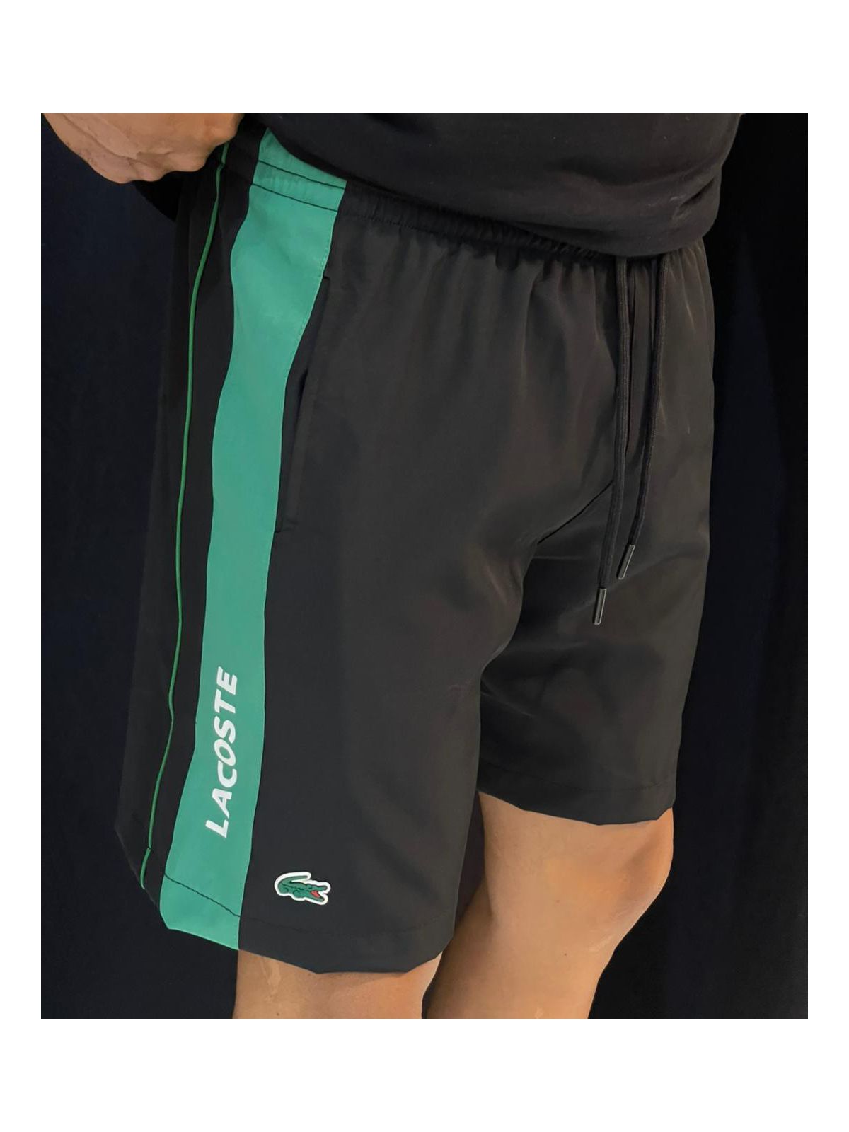 Short Premium Lcst - Preto/Verde - 04475 - Conceito 62