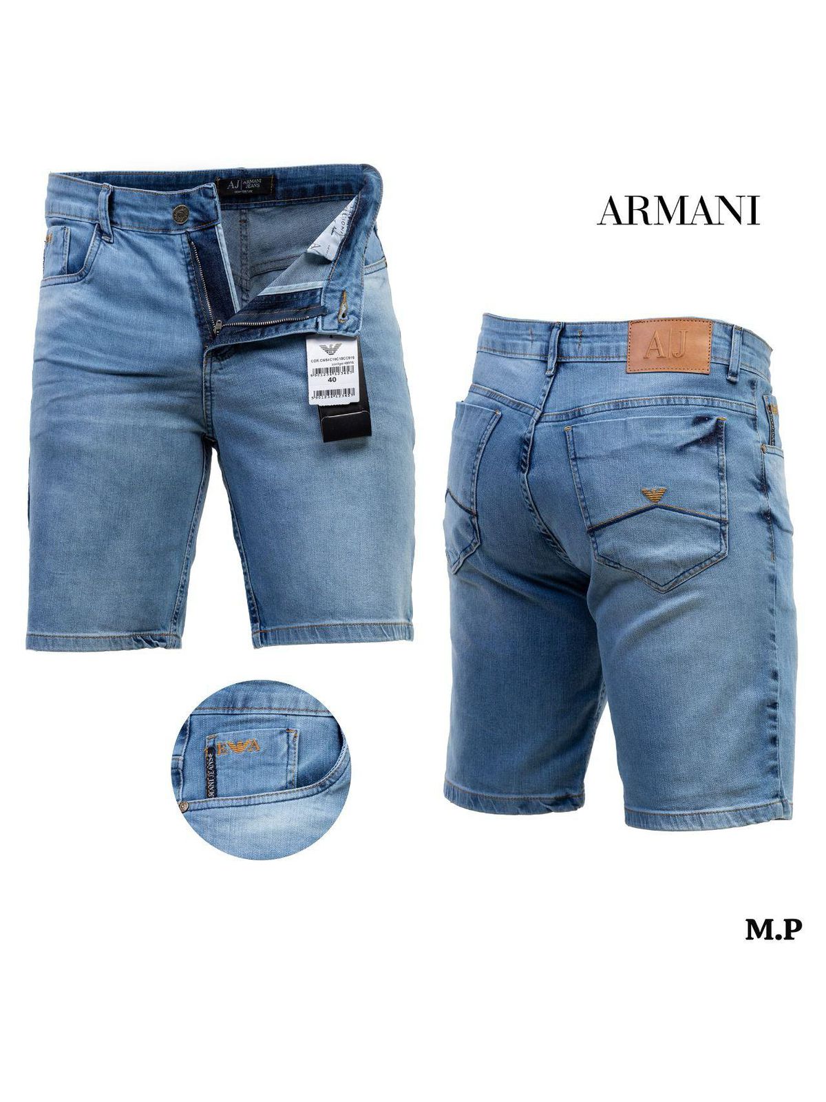 Bermuda Jeans Armani - 02378 - Conceito 62