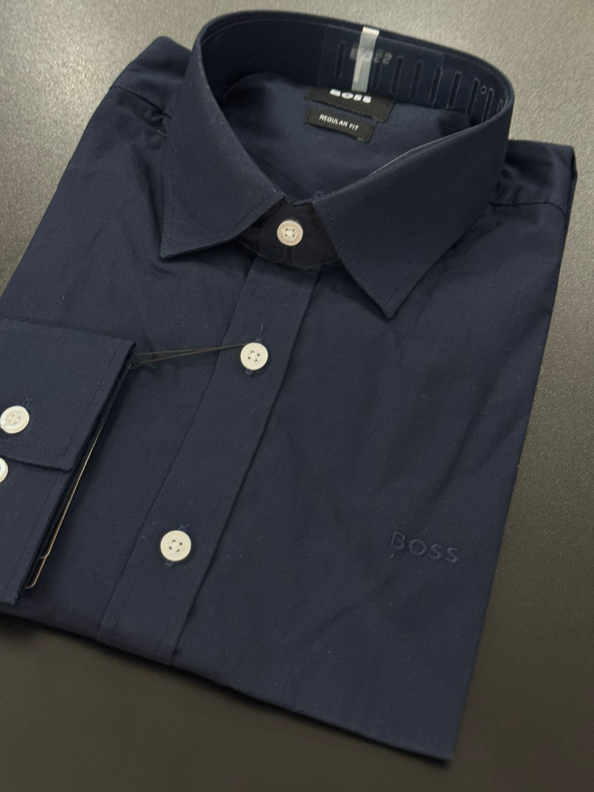 Camisa Social LCST Longa - Azul Marinho - 02565 - Conceito 62