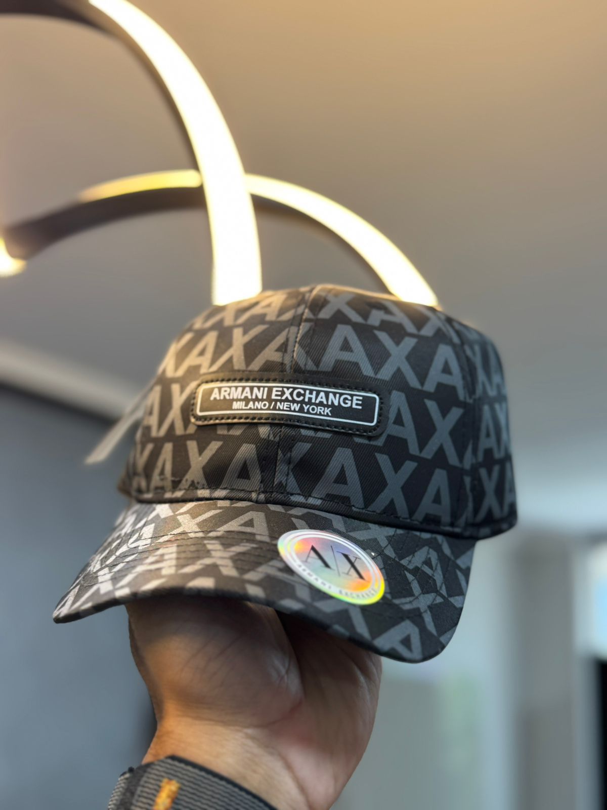 Boné AX - Preto/cinza - 03760 - Conceito 62