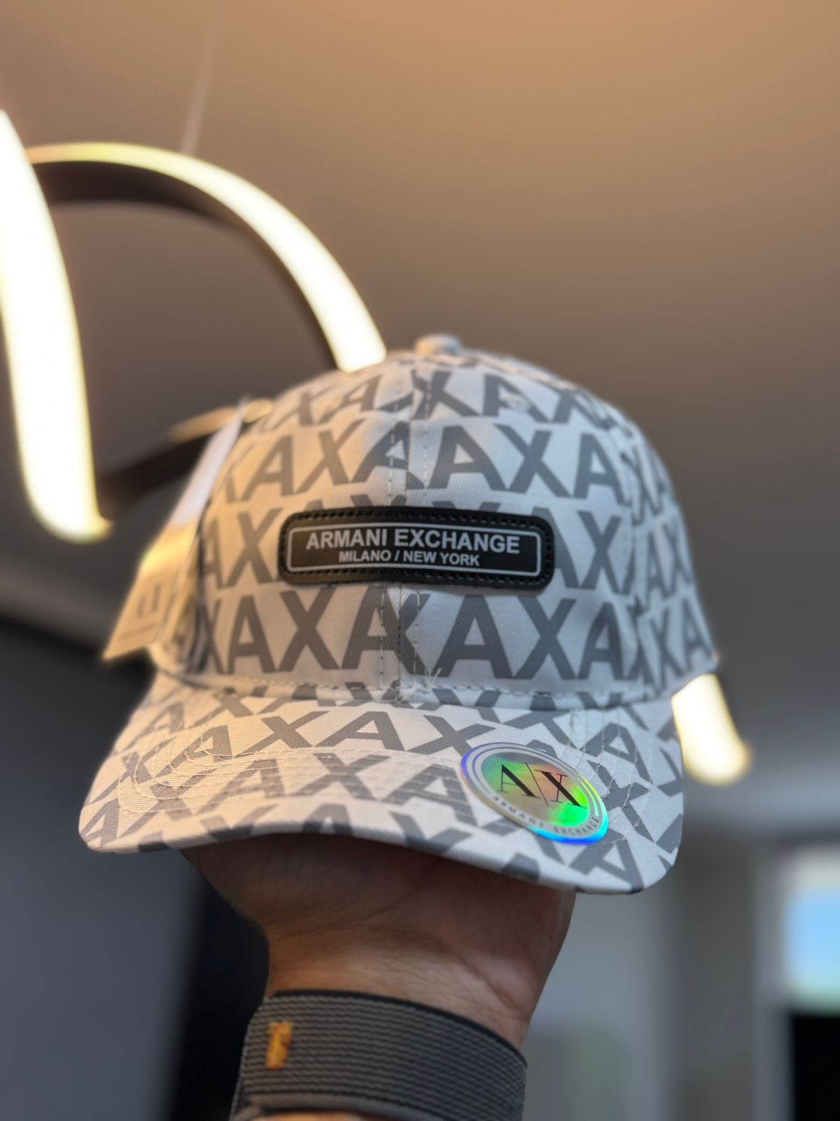 Boné AX - Branco/Cinza - 03765 - Conceito 62