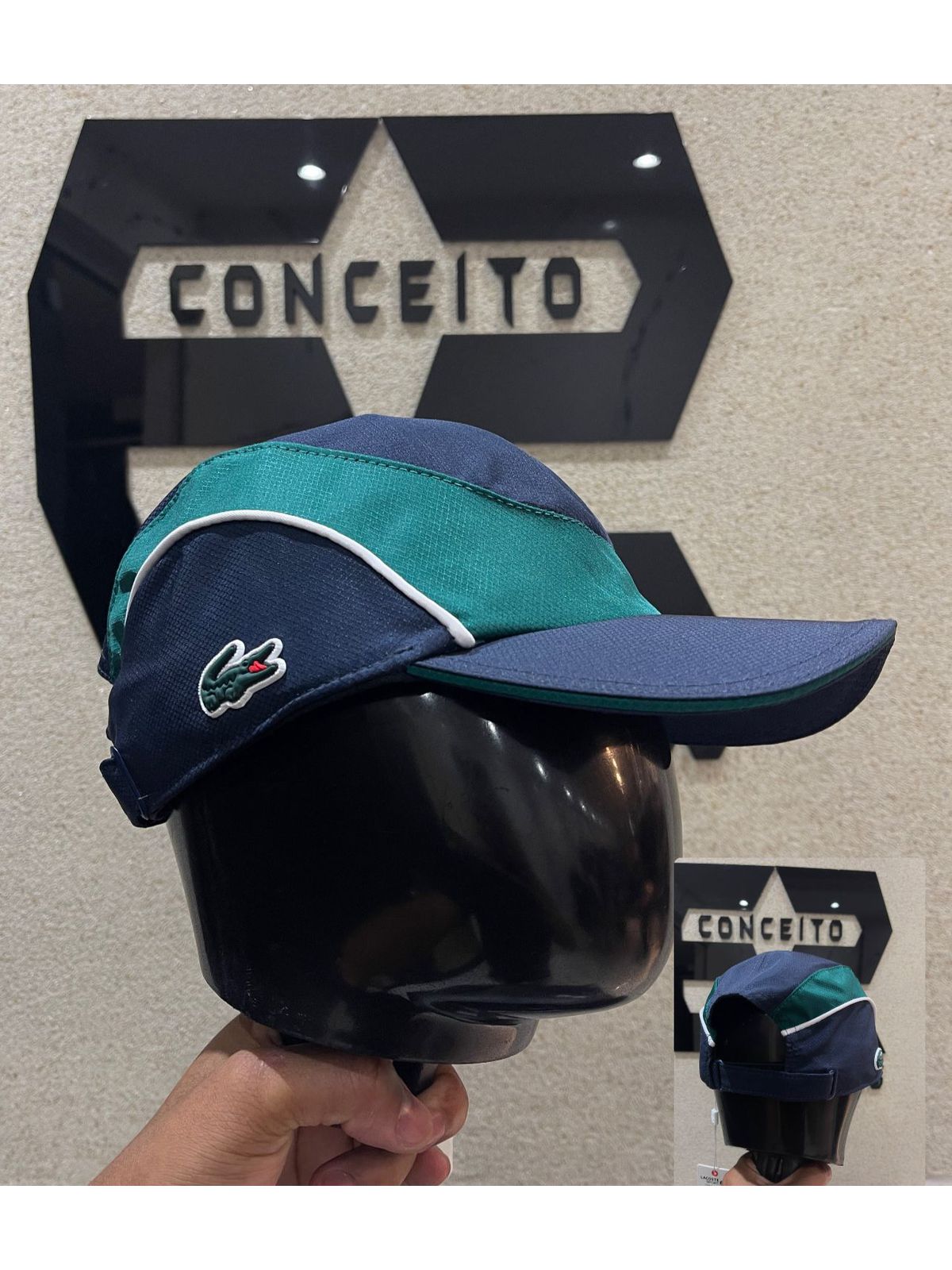 Boné Lcst - Preto/Azul - 02838 - Conceito 62