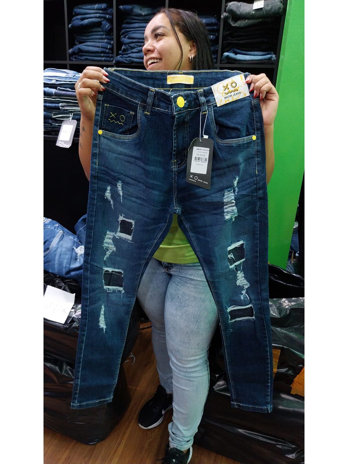 Calça Jeans Jogador Brown - 02726 - Conceito 62