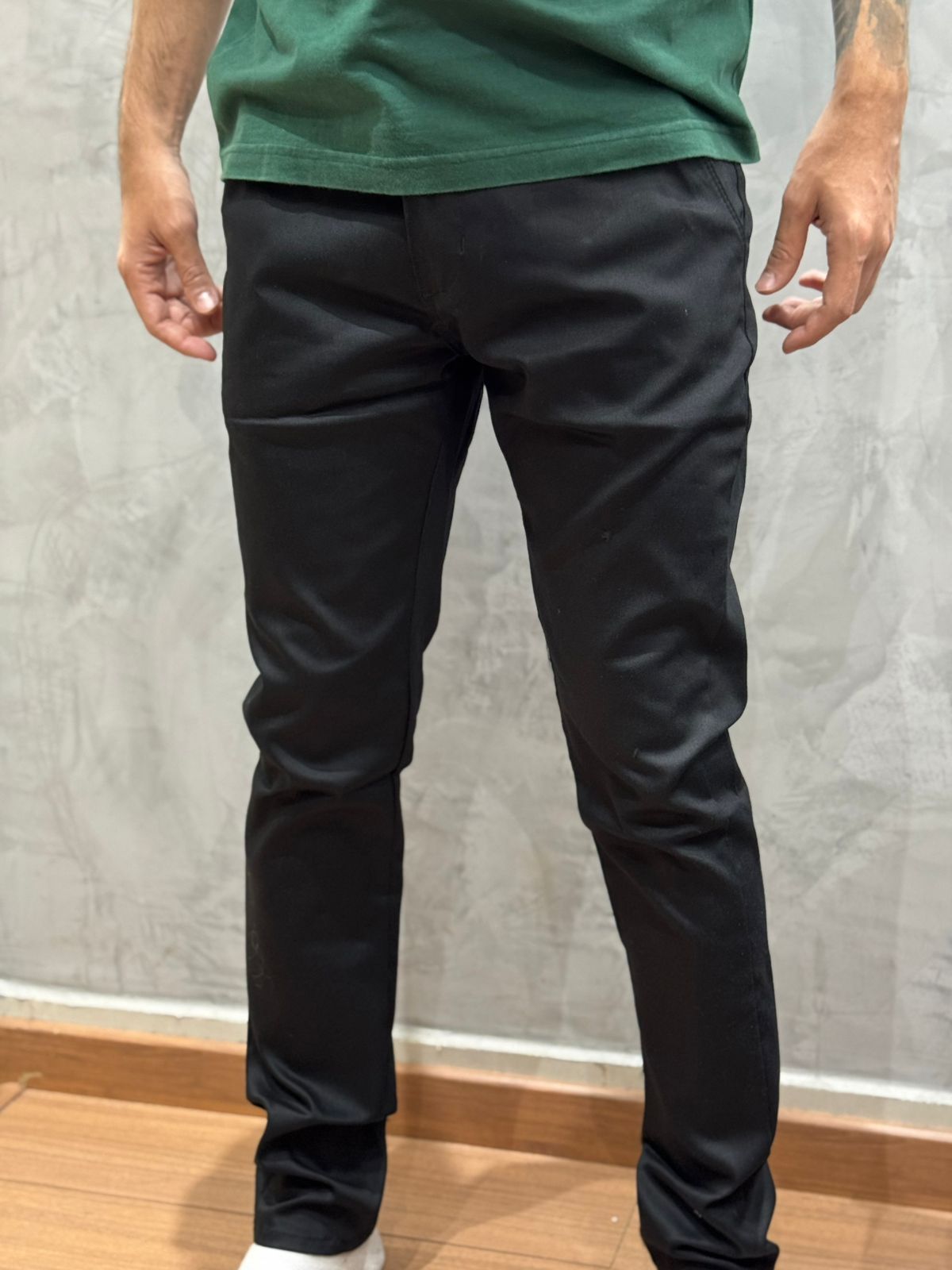 Calça Brim CK - Preto - 03117 - Conceito 62