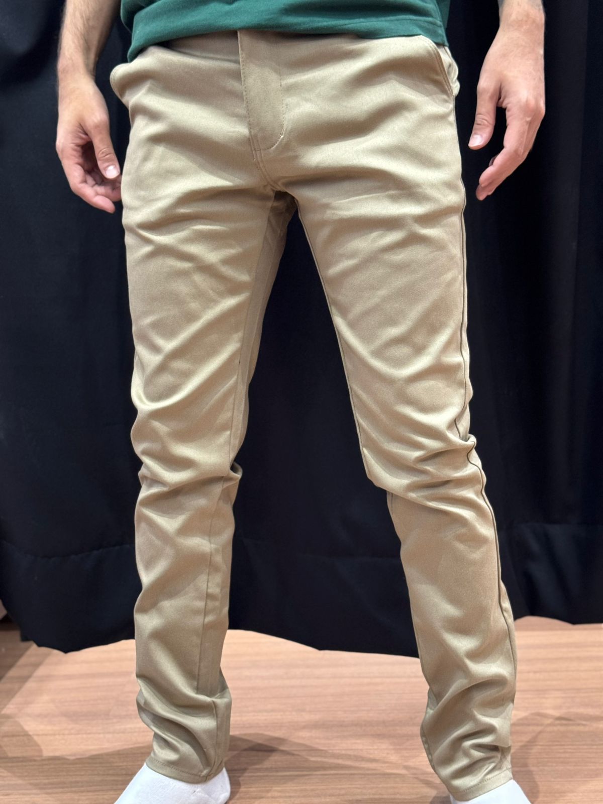 Calça Brim CK - Bege - 03118 - Conceito 62