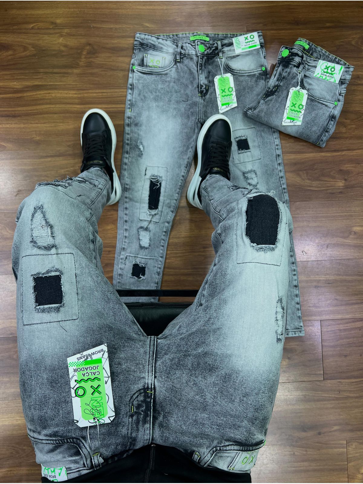 Calça Jeans Jogador Brown - 03290 - Conceito 62