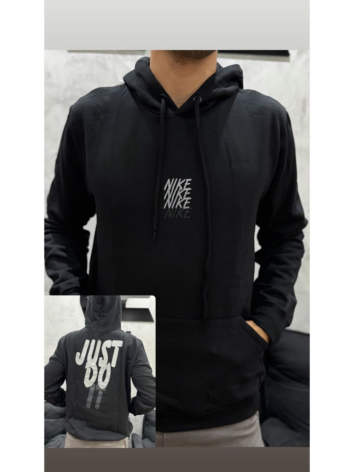 Blusão Moletom Nike - Preto - 02754 - Conceito 62