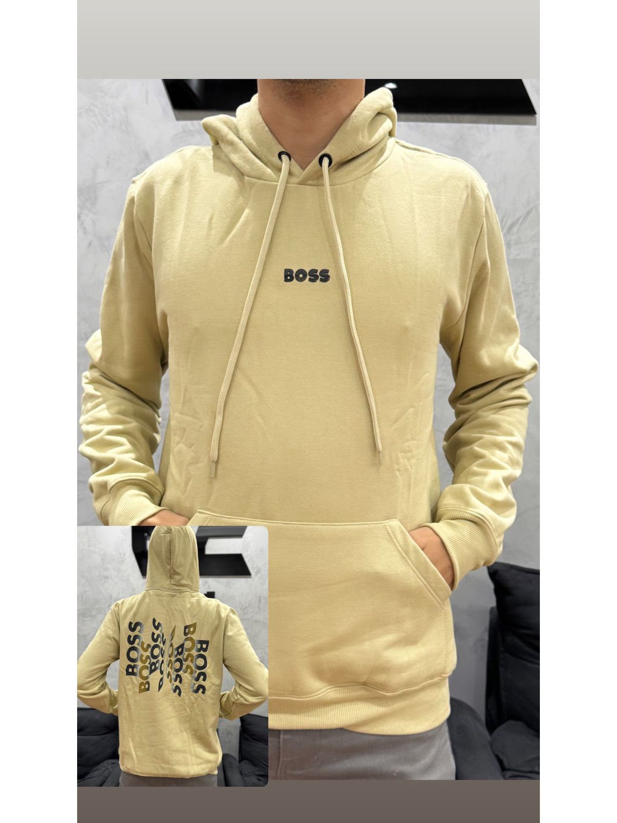 Blusão Moletom BSS - Bege - 02757 - Conceito 62