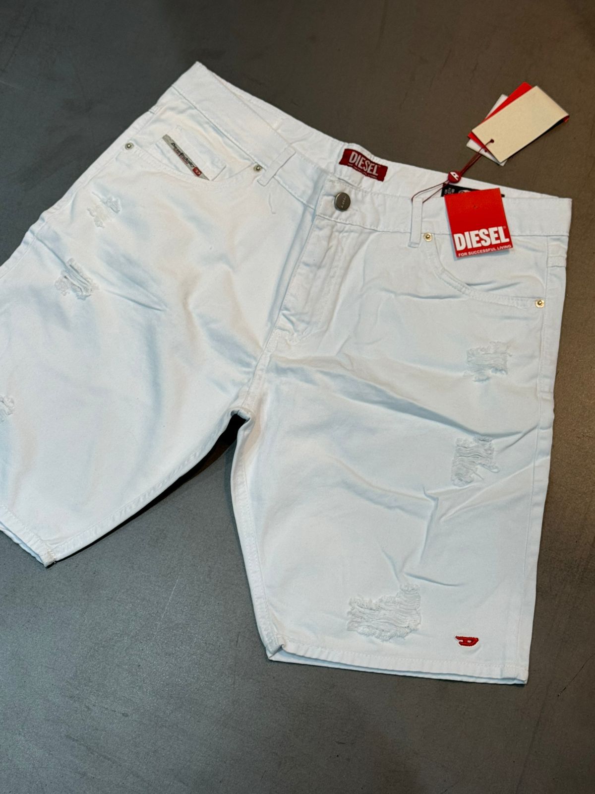 Bermuda Jeans DSL - Branco - 02750 - Conceito 62