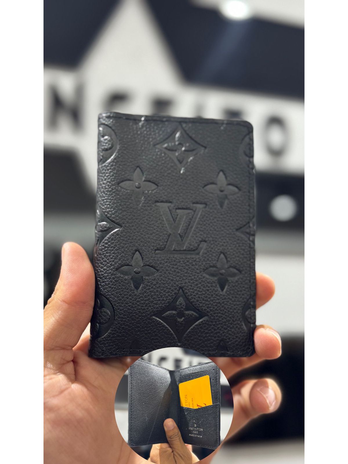 Porta Cartão LV - Preto - 02598 - Conceito 62