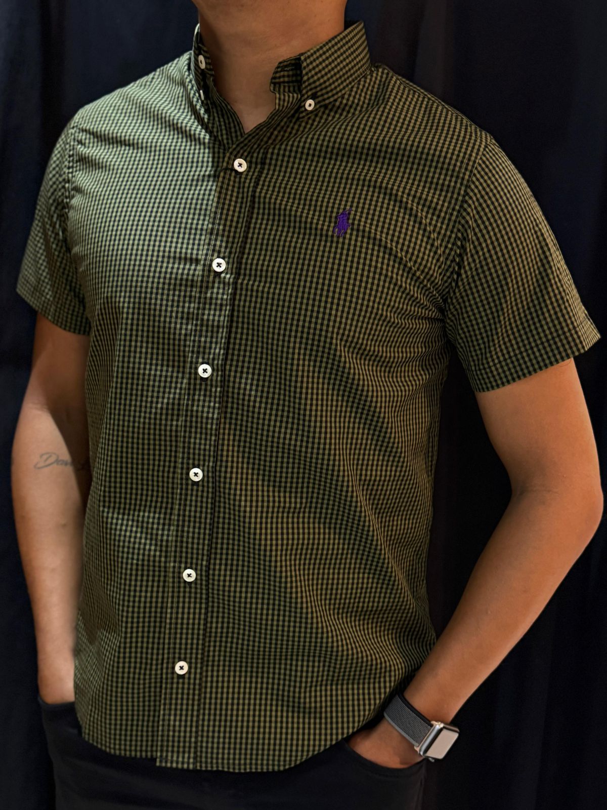 Camisa Social Micro Ralph - Verde - 03006 - Conceito 62