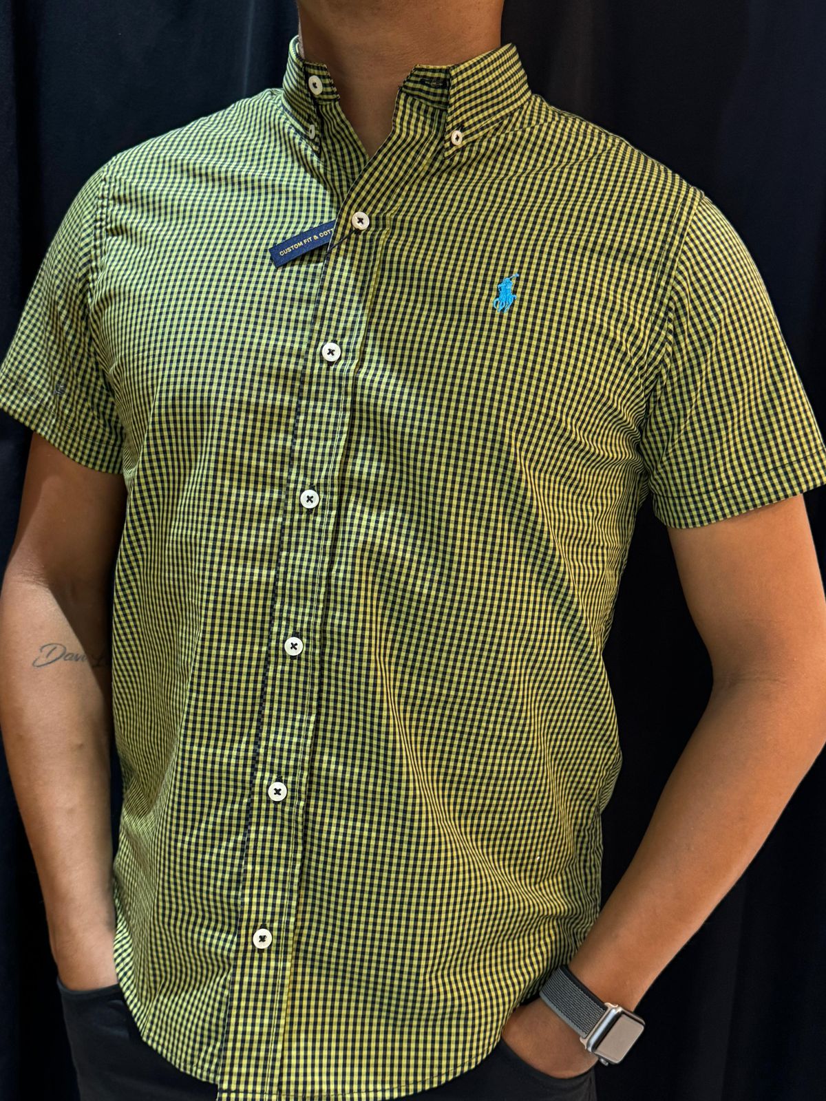 Camisa Social Micro Ralph - Amarelo - 03009 - Conceito 62