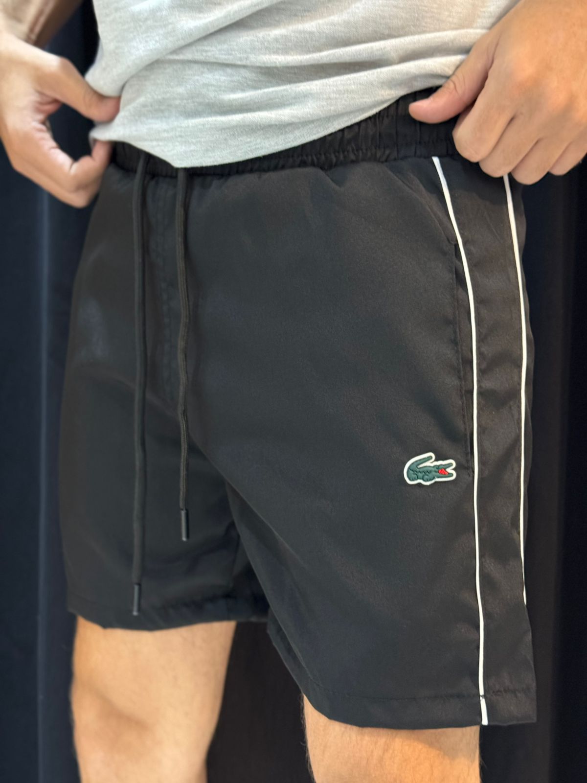 Short Griffe LCST - Preto - 03367 - Conceito 62