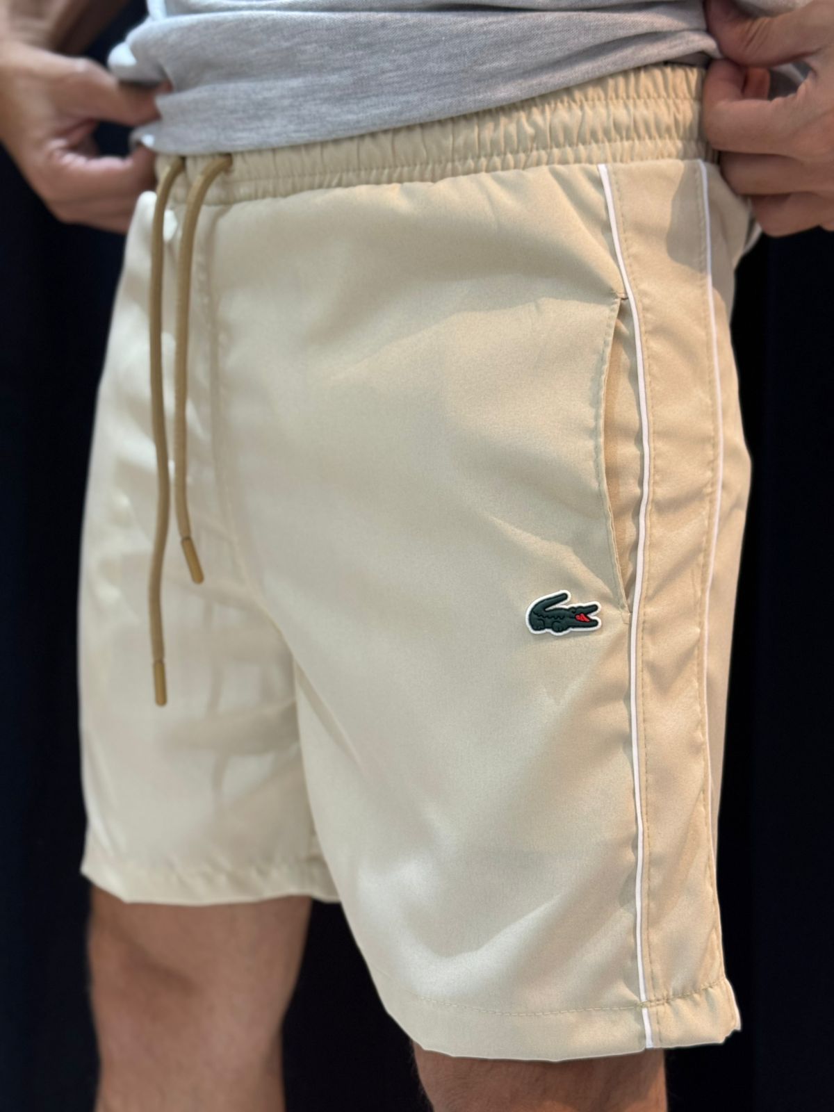 Short Griffe LCST - Bege - 03369 - Conceito 62