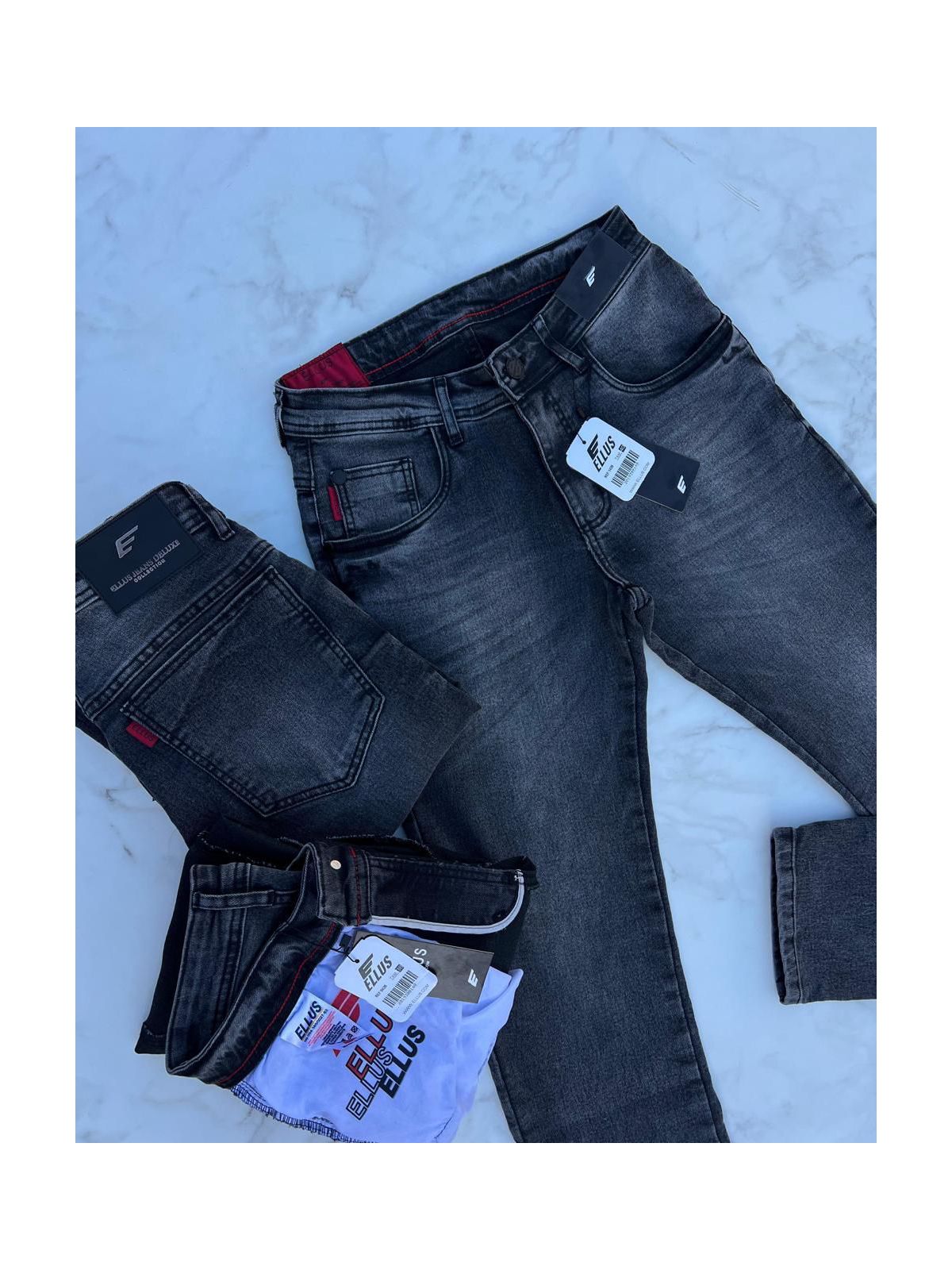 Calça Jeans ELLS - Cinza - 03111 - Conceito 62