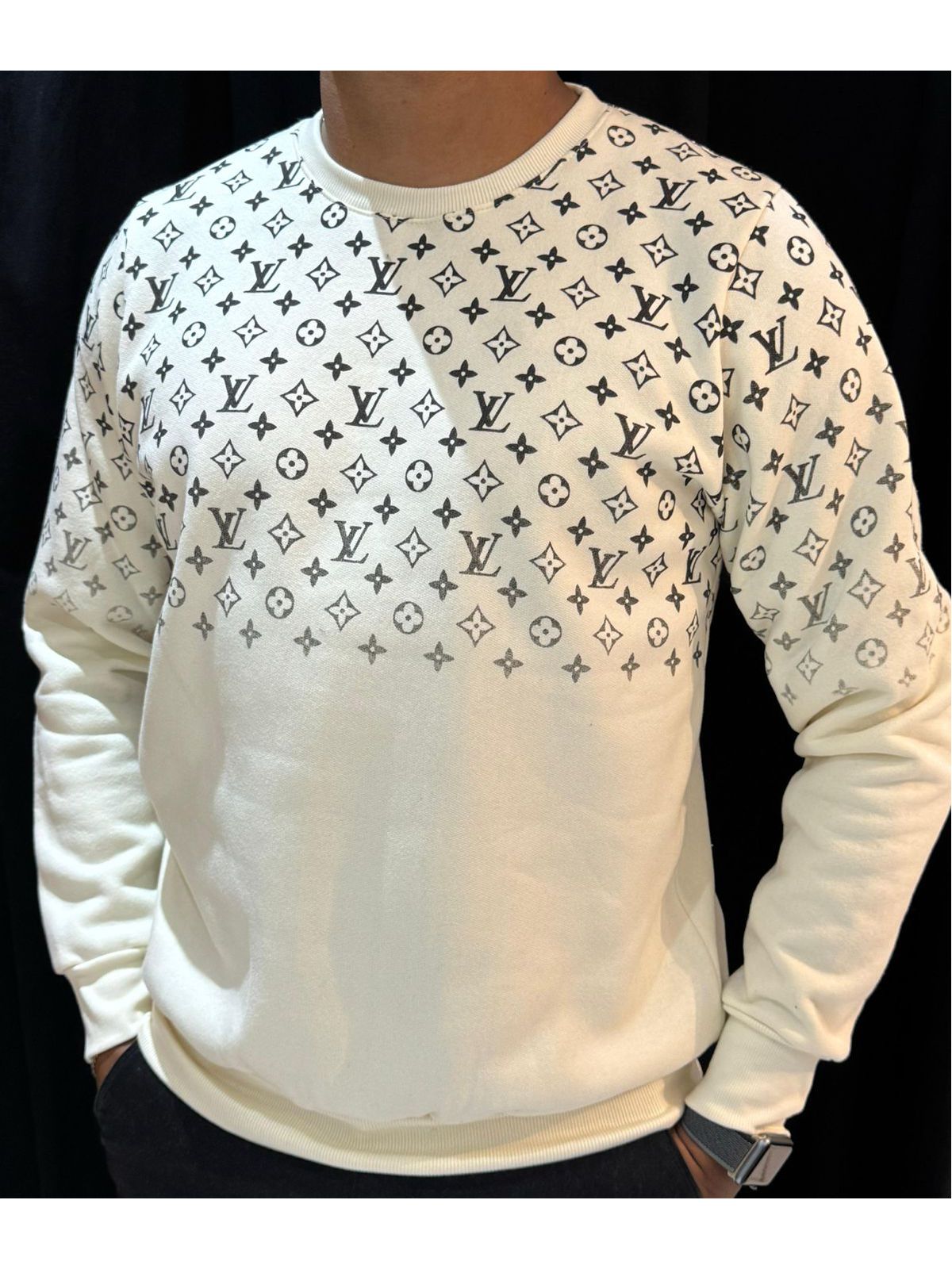 Blusão Moletom LV - OFF - 02905 - Conceito 62