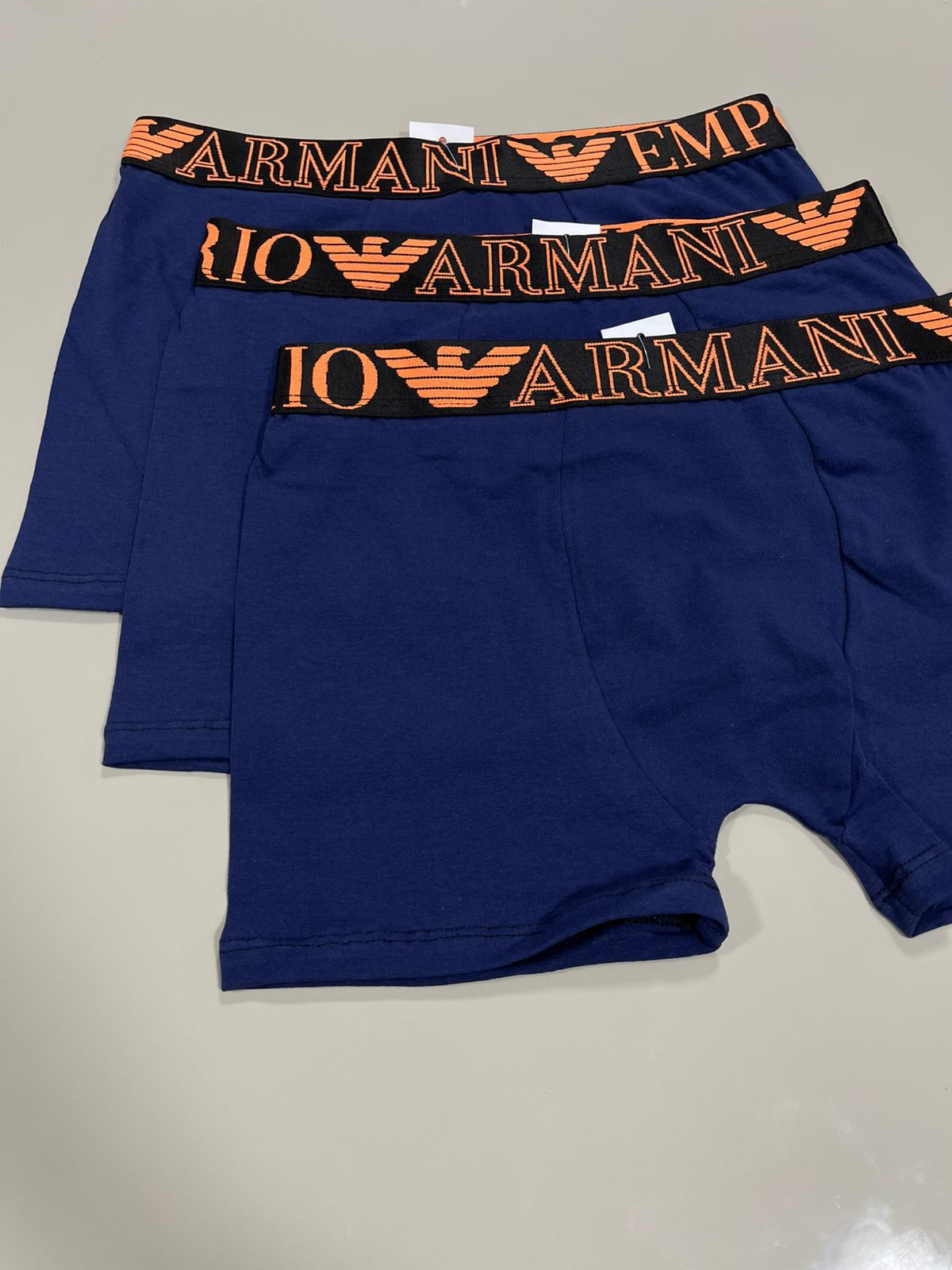 Cueca Boxer Armani - Azul - 04256 - Conceito 62