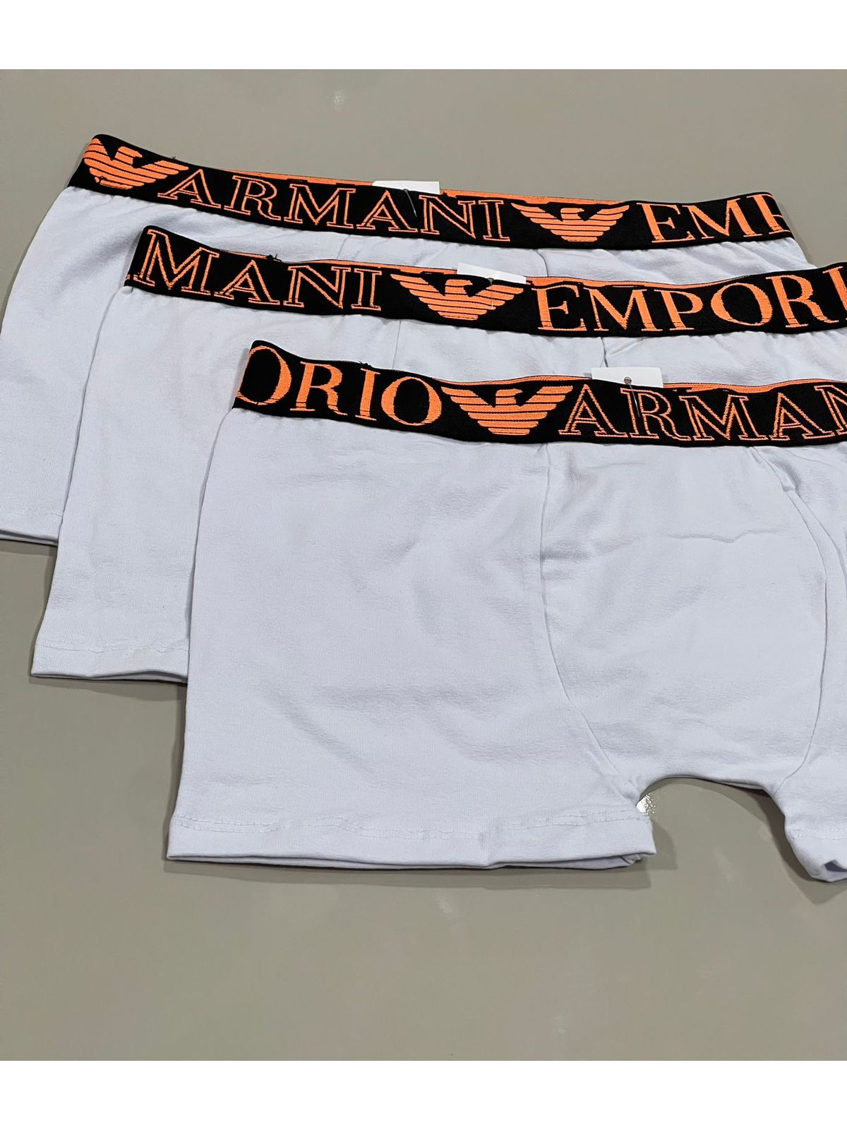 Cueca Boxer Armani - Branco - 04258 - Conceito 62