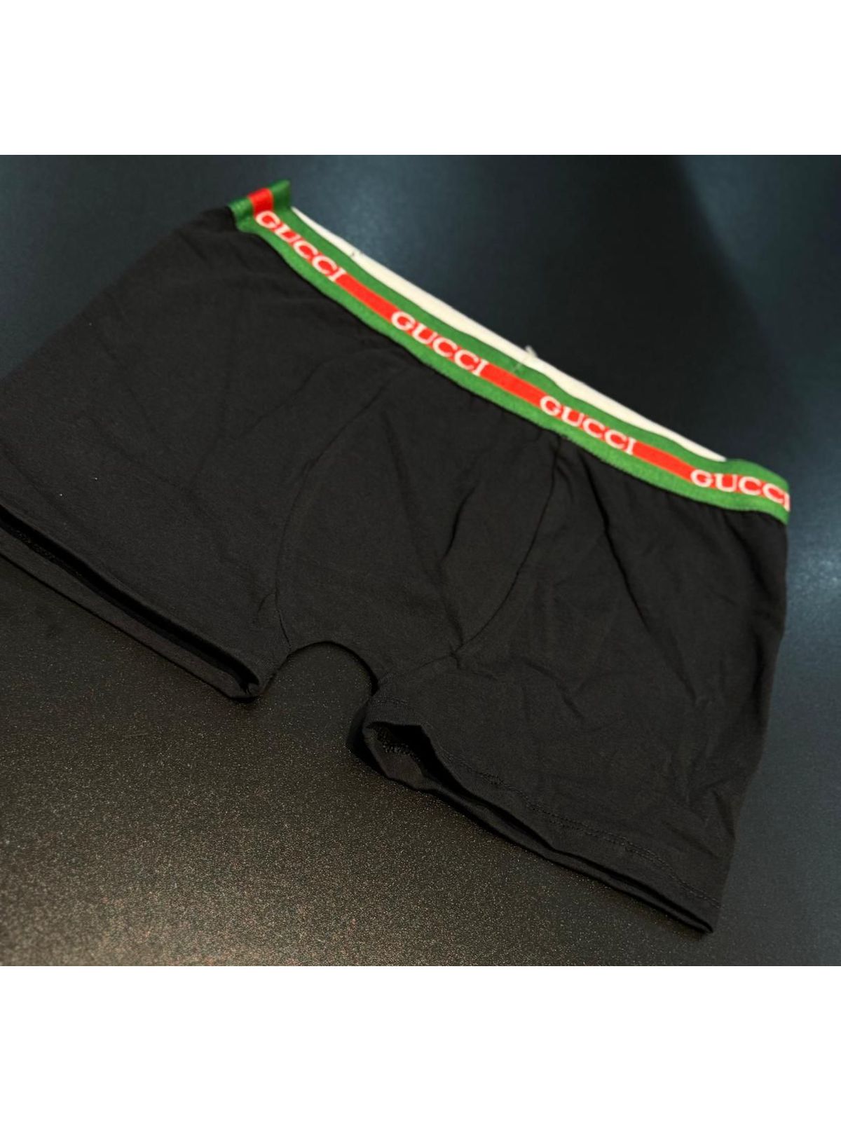 Cueca Boxer Gucci - Preto - 04502 - Conceito 62