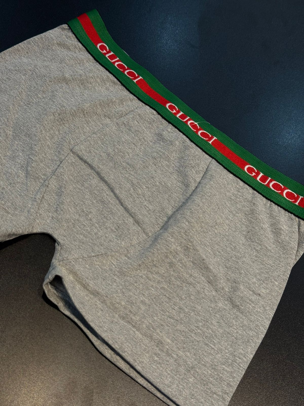 Cueca Boxer Gucc - Cinza - 03334 - Conceito 62