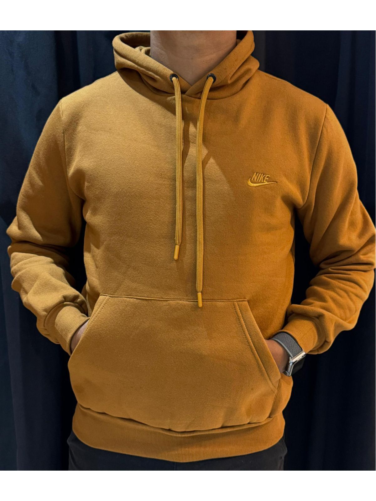 Blusão Moletom Nike - Mostarda - 02897 - Conceito 62