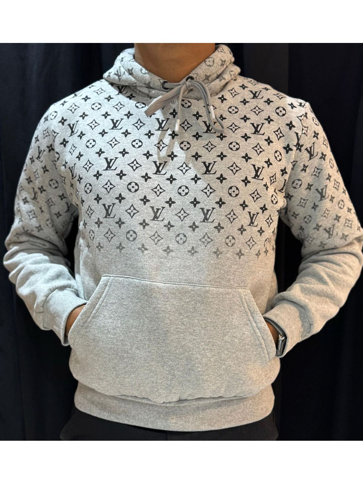 Blusão Moletom LV - Cinza - 02892 - Conceito 62
