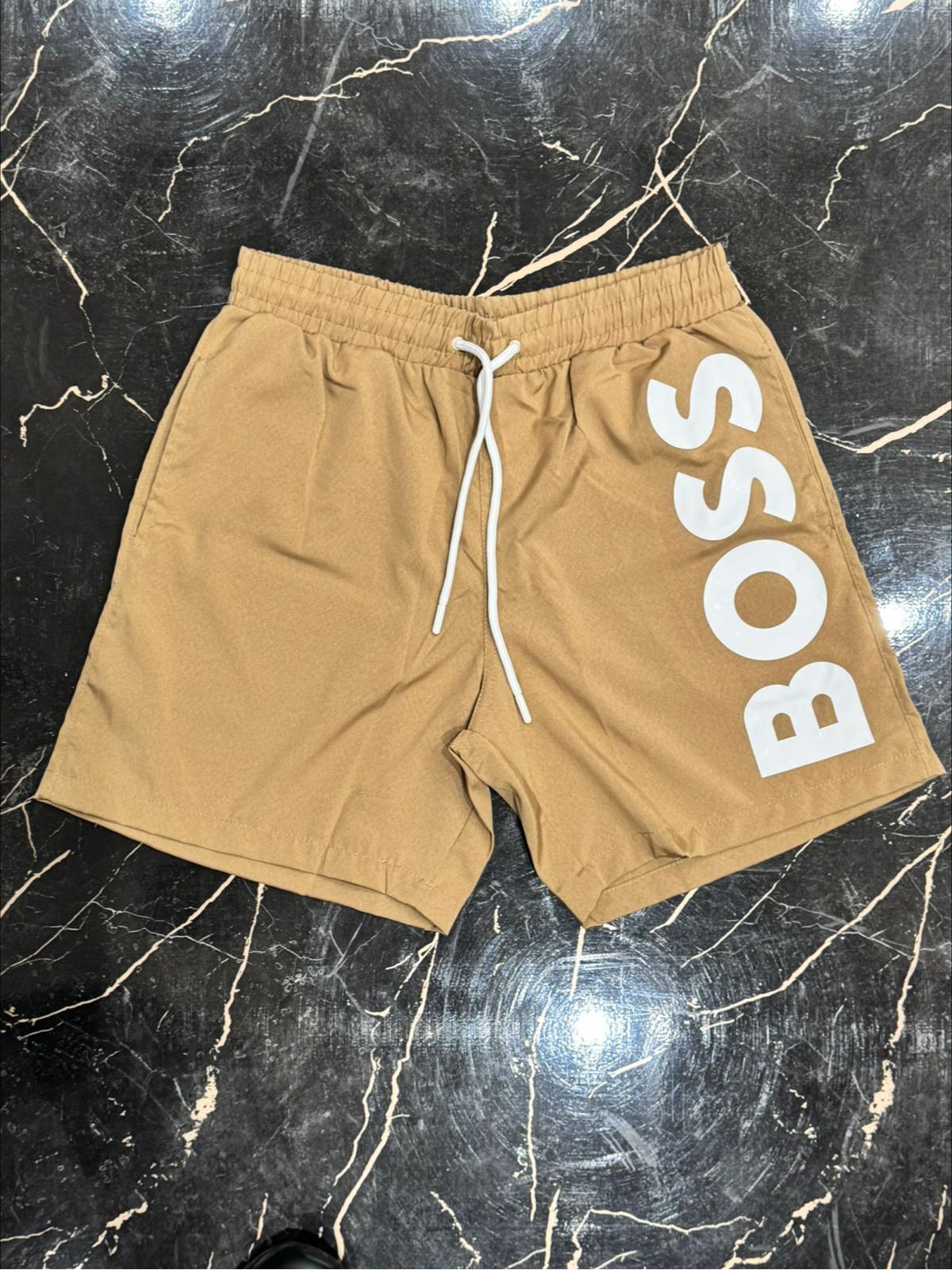 Short Griffe Bss - Bege - 02180 - Conceito 62