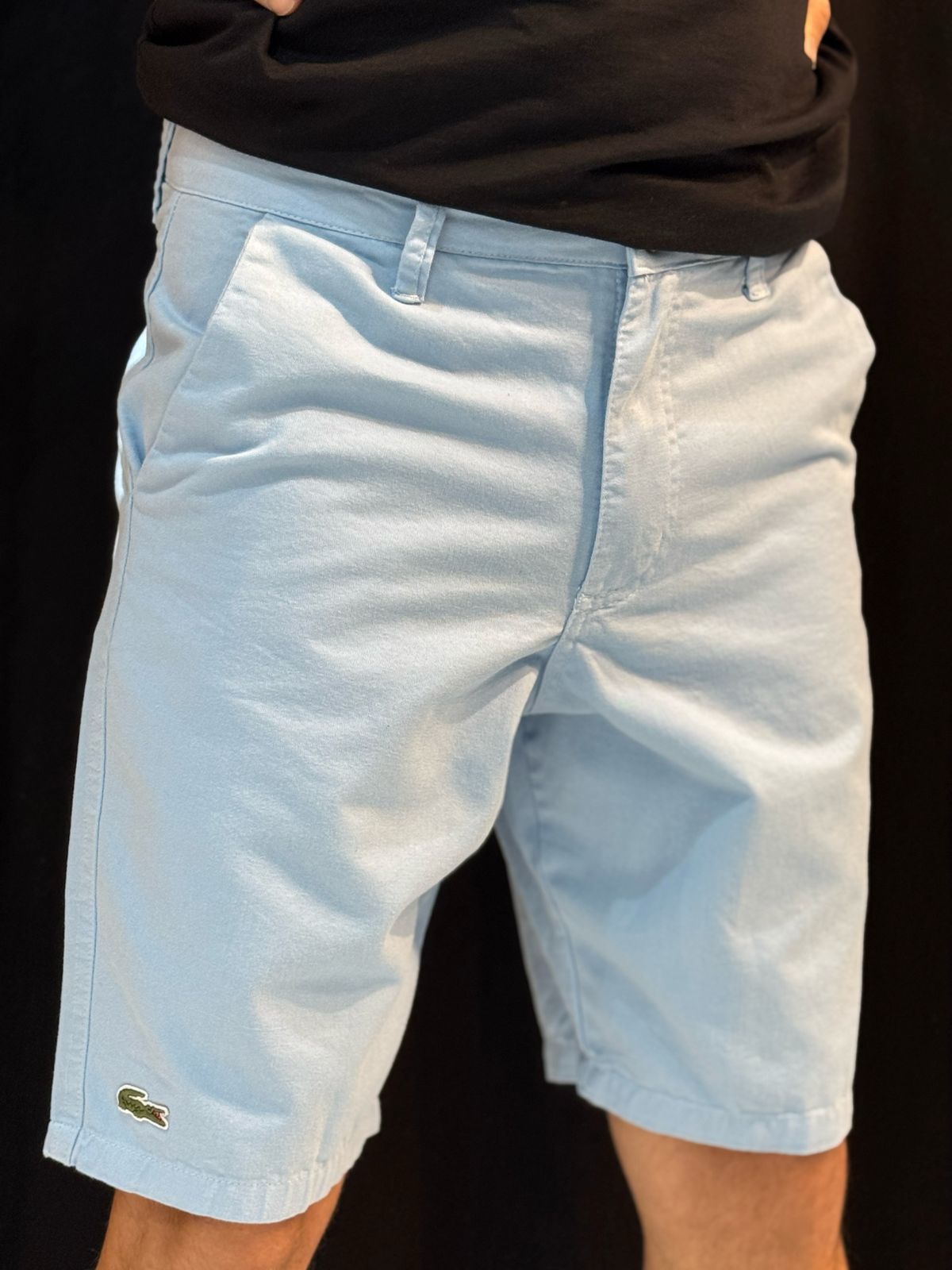 Bermuda Sarja LCST - Azul Claro - 02204 - Conceito 62