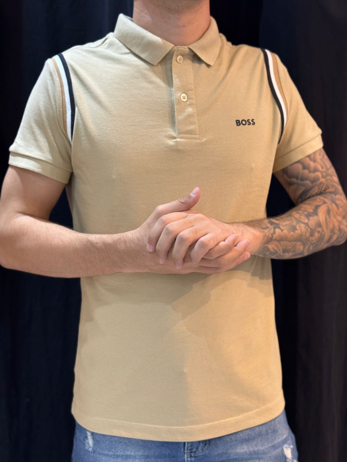 Polo Peruana BSS - Bege - 04012 - Conceito 62