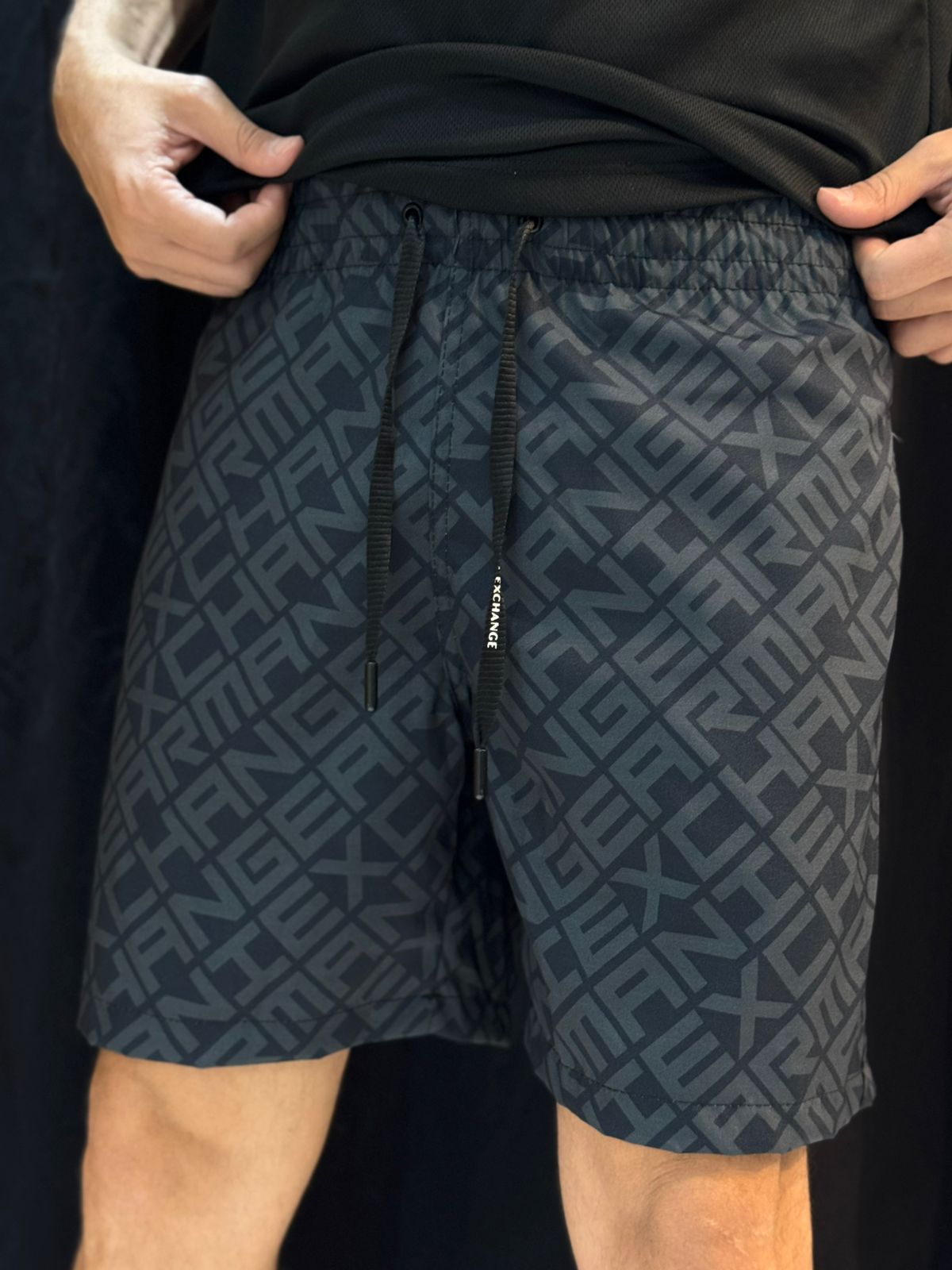 Short Griffe AX - Preto - 03867 - Conceito 62