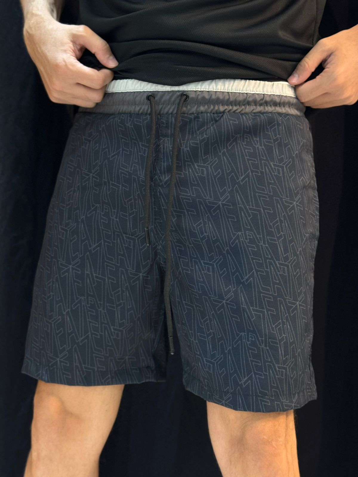 Short Griffe EA7 - Preto - 03869 - Conceito 62