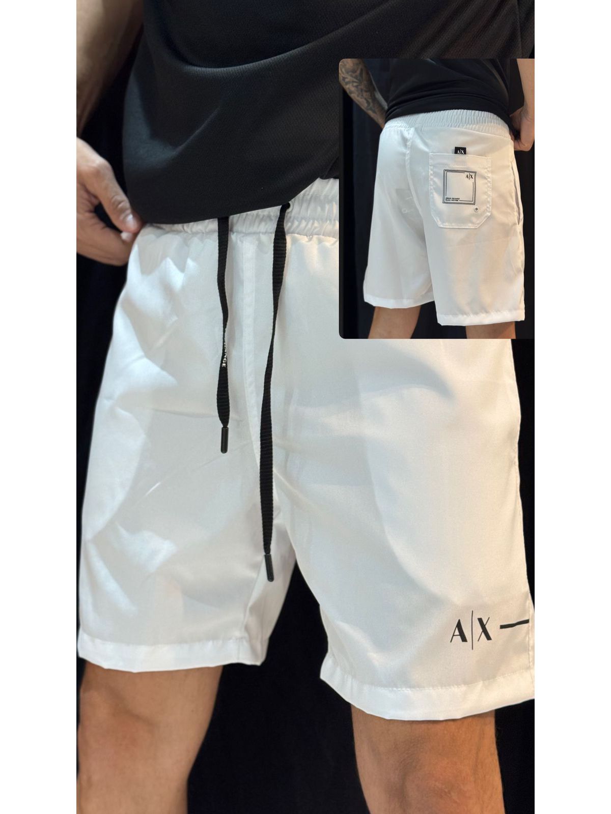 Short Griffe Ax - Branco - 03871 - Conceito 62