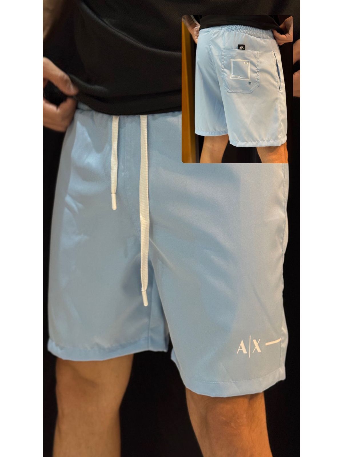 Short Griffe Ax - Azul - 03872 - Conceito 62